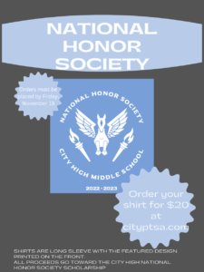 2022 NHS shirt flier